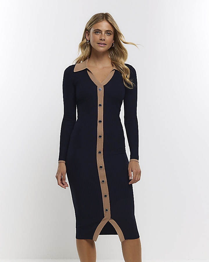 Buttoned 2024 bodycon dress