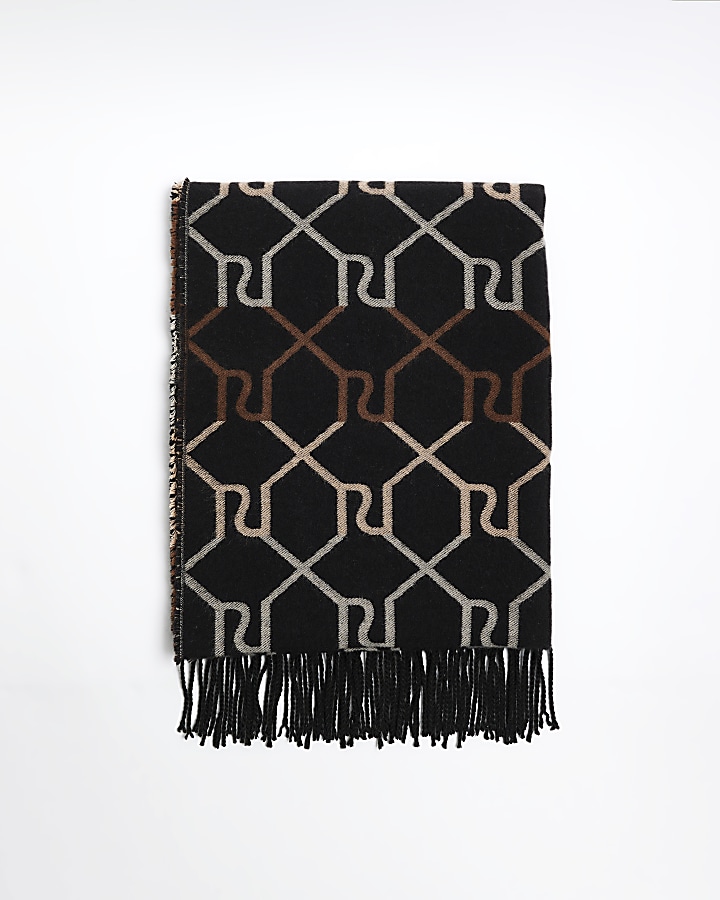 River island best sale monogram scarf