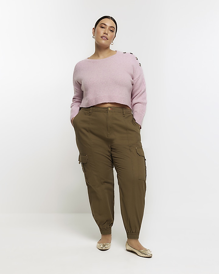 Plus size hot sale utility trousers