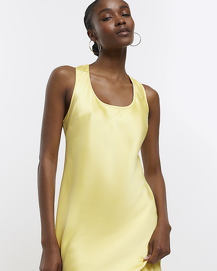 Yellow Slip Maxi Dress