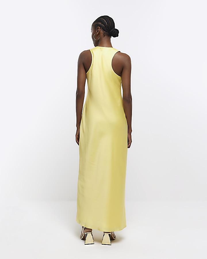 Yellow Slip Maxi Dress