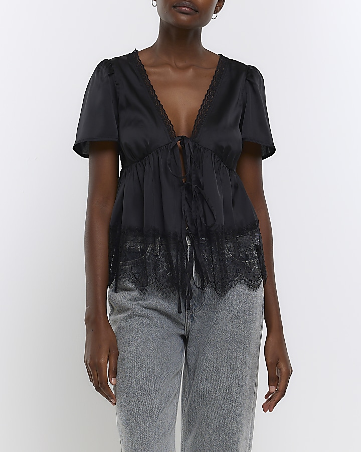 Satin blouse 2024 river island