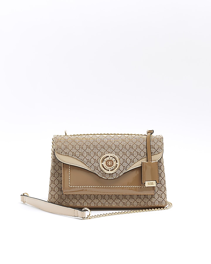 Beige river store island bag