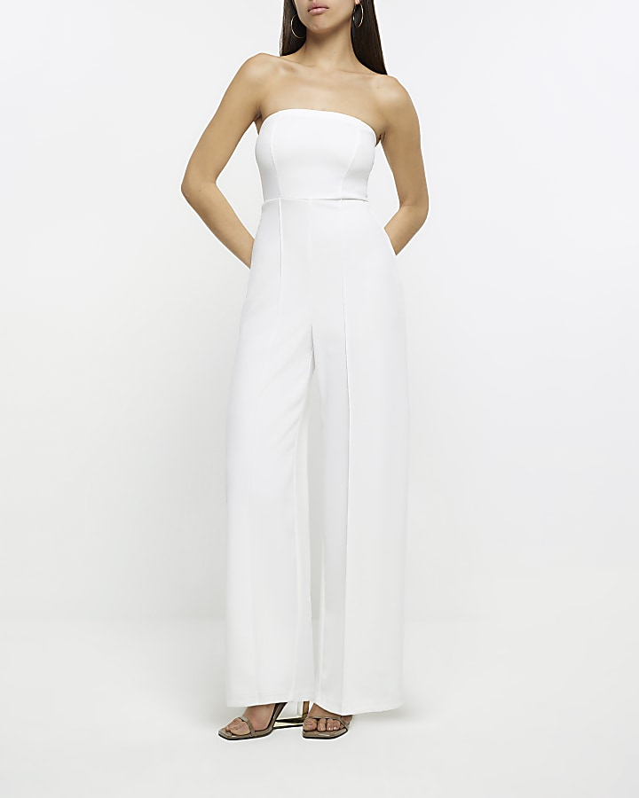 River island hot sale bardot jumpsuit