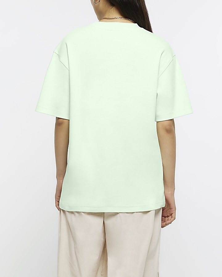 Green short sleeve original oversized t-shirt