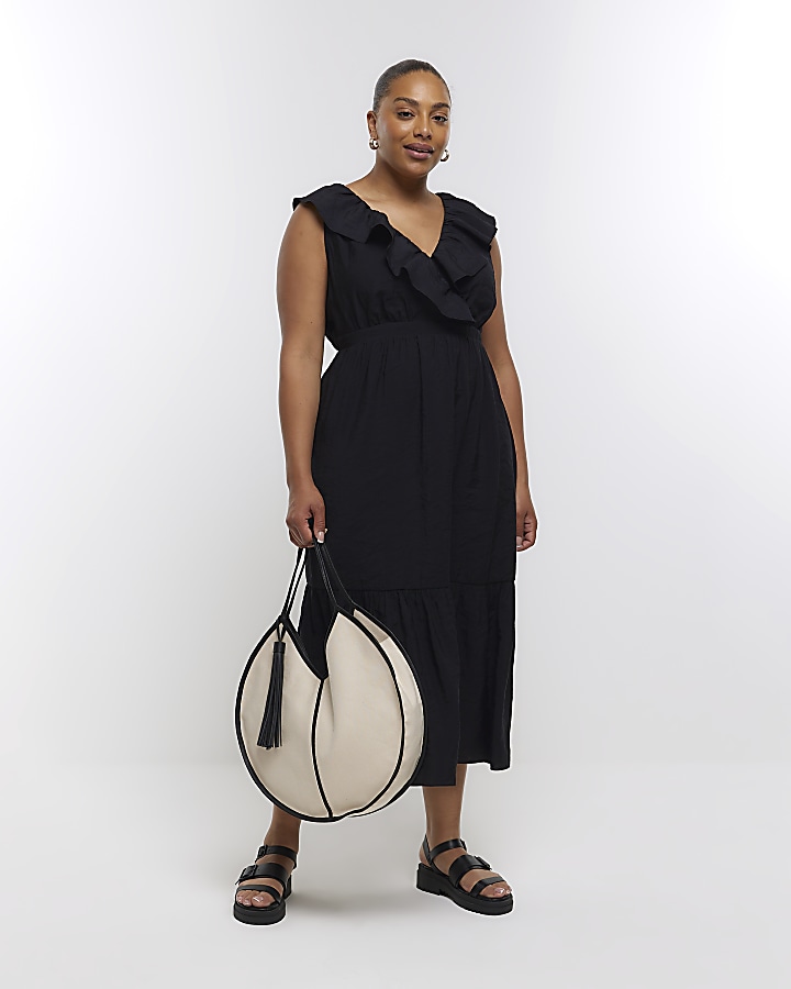 Plus size outlet sleeveless maxi dresses