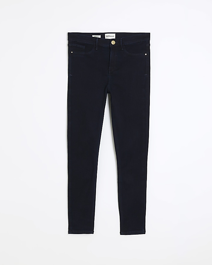 Blue molly high rise super skinny jeans