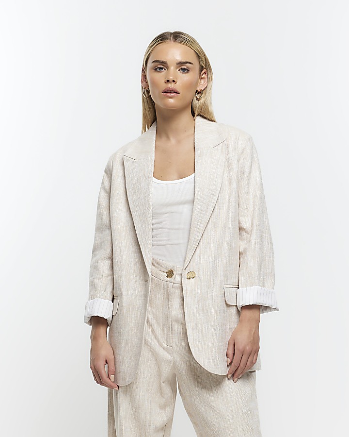 Beige 2024 petite blazer