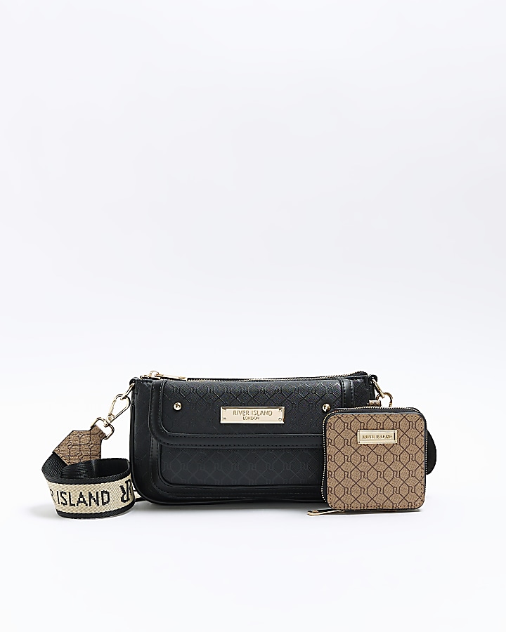 Black monogram outlet bag