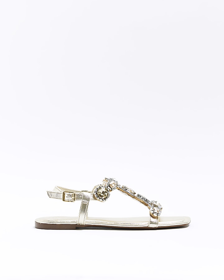 Embellished on sale thong sandals