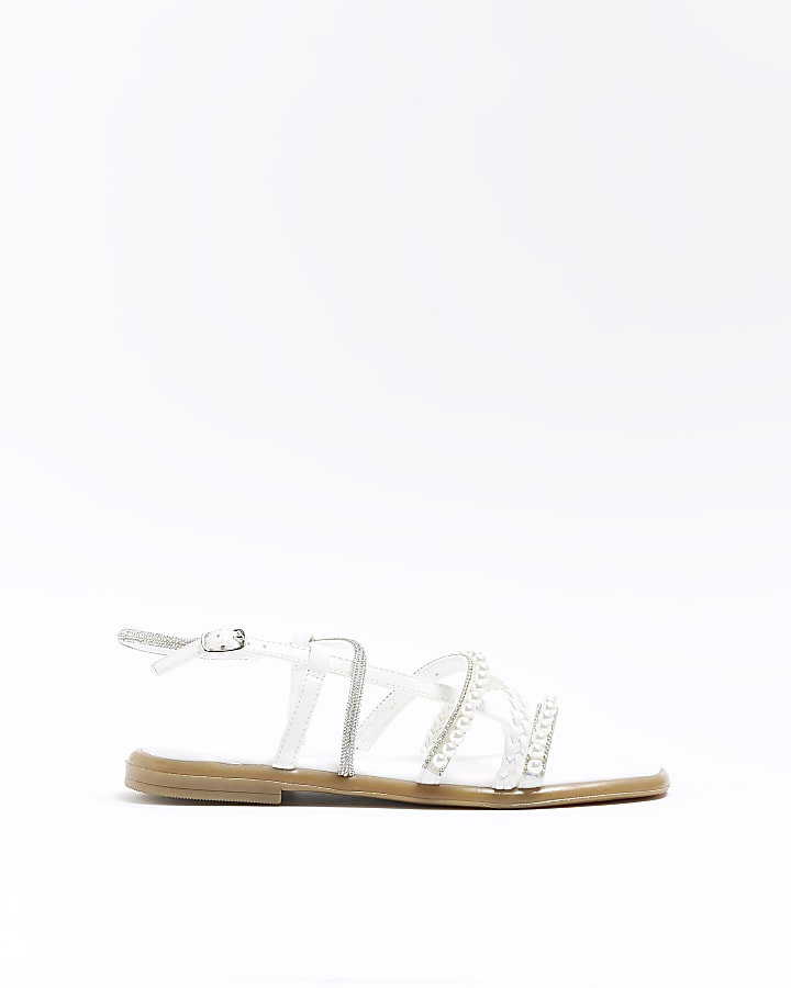 River island flat 2025 sandals sale