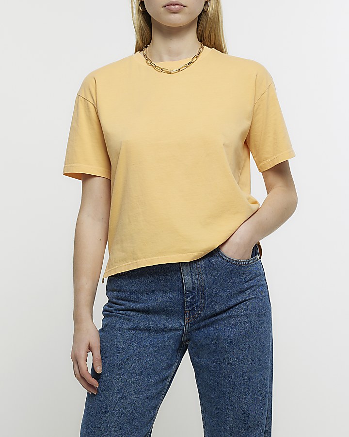 Orange short sleeve t-shirt | River Island
