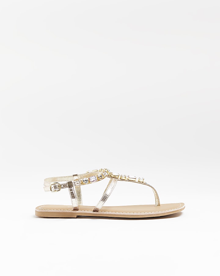 river island wide fit sandals