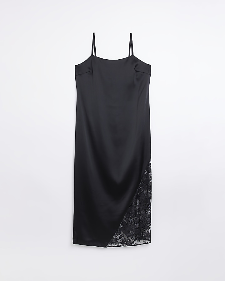 Black Lace Slip Dress