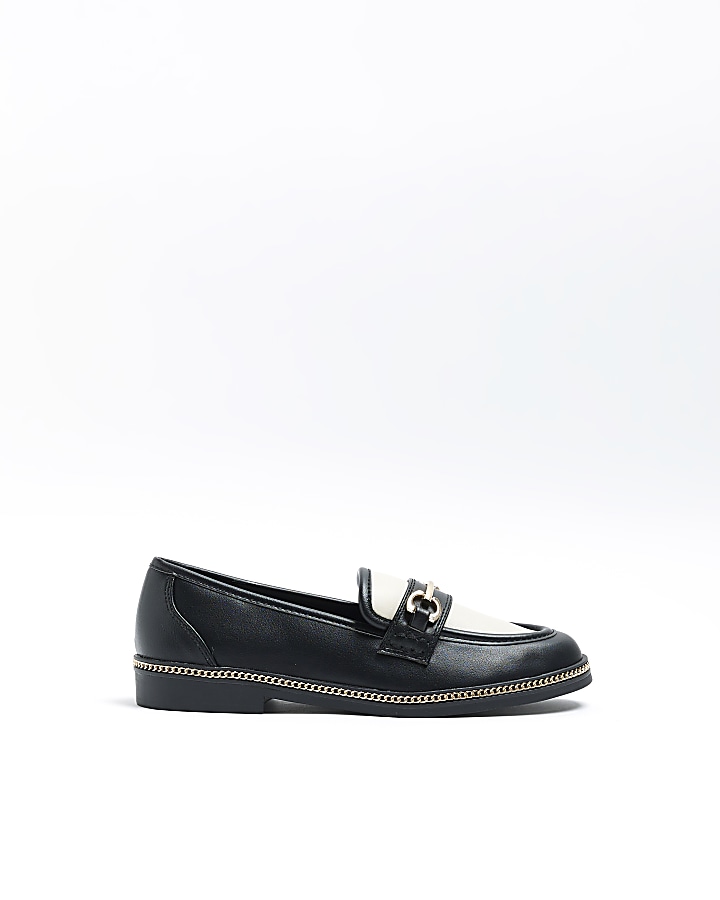 River island clearance black loafers