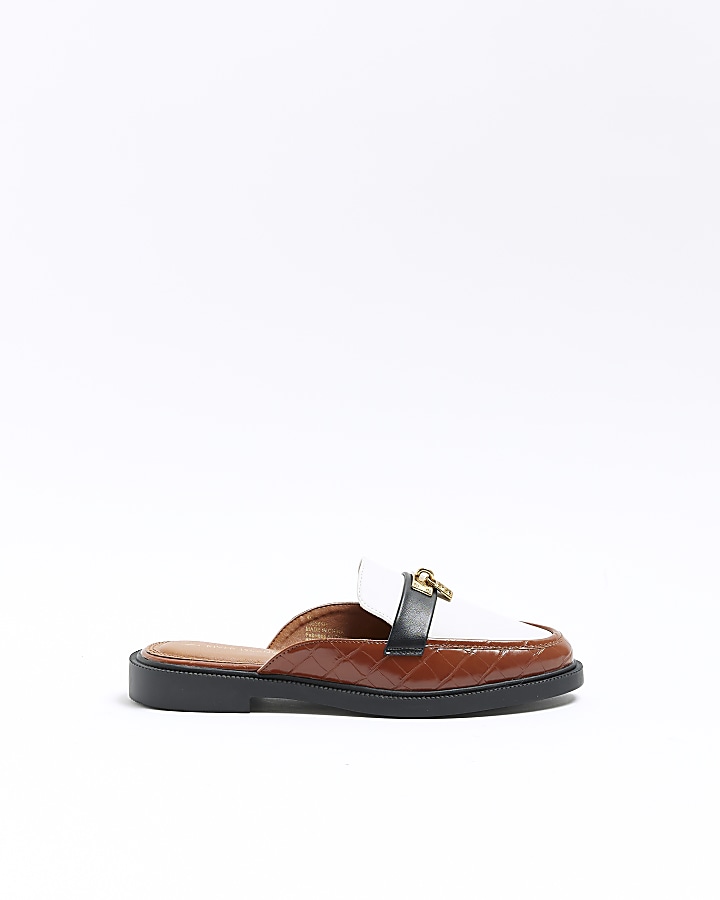 River island best sale backless loafer