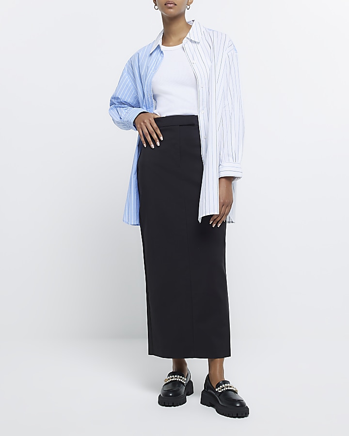 Tailored maxi pencil on sale skirt