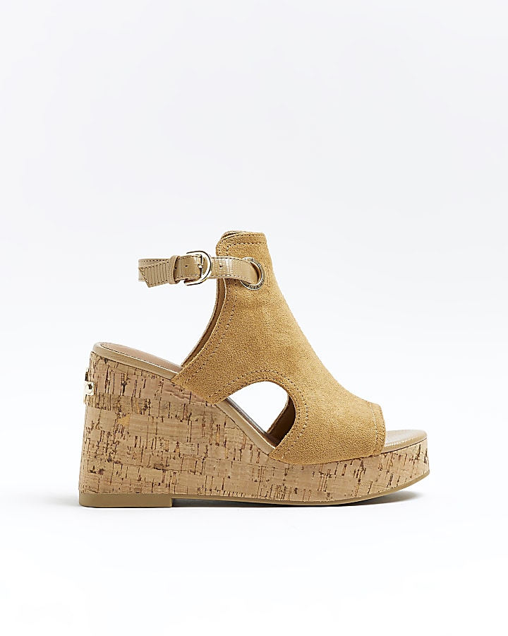 River island store sale wedges