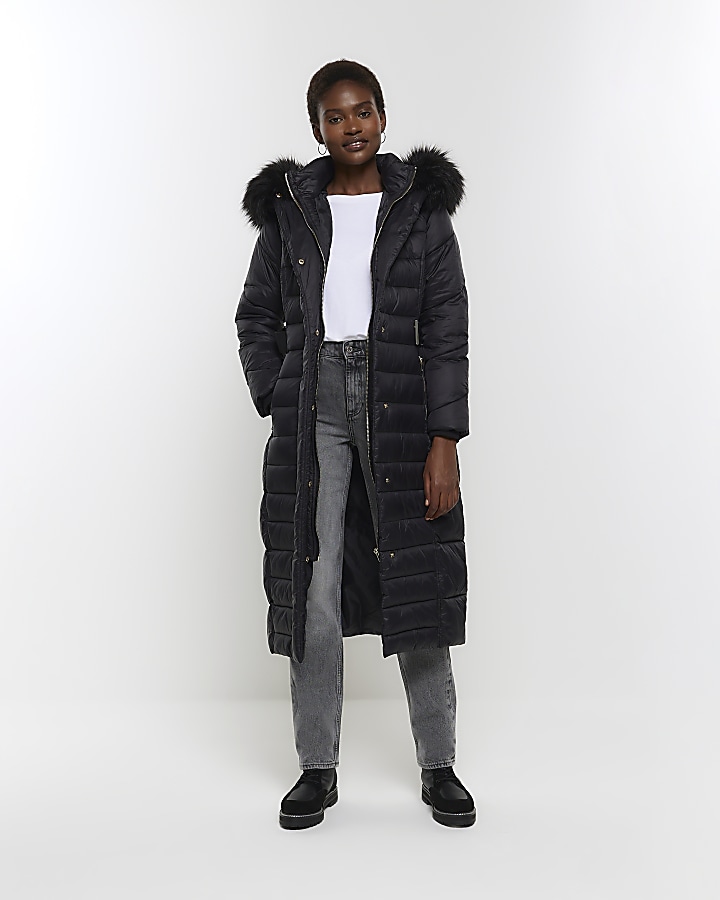 River island cheap belted coat