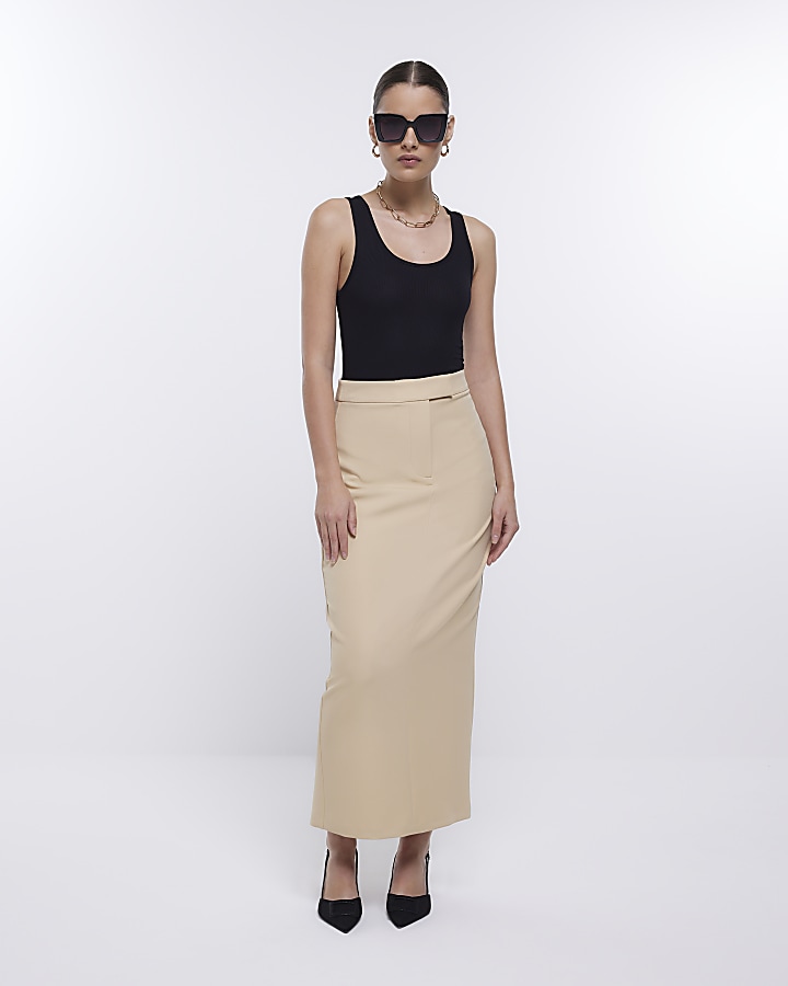 Maxi pencil cheap skirt