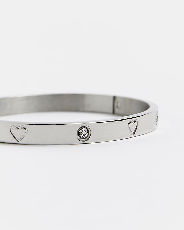 Heart Cable Cuff Bracelet main image 0
