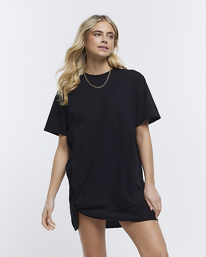 T shirt 2024 knot dress