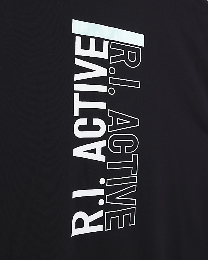 Plus black RI Active graphic print t-shirt
