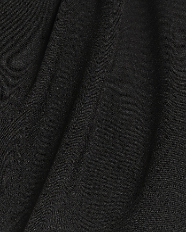 Black layered playsuit