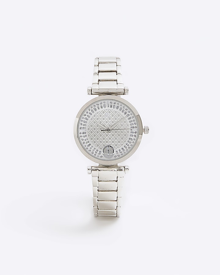 River island best sale silver watch