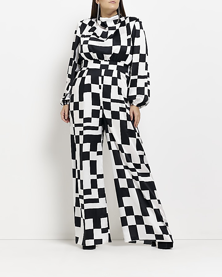 River island cheap scarf print jumpsuit