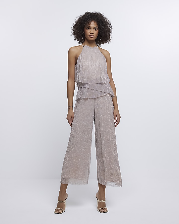 Frill jumpsuit sales