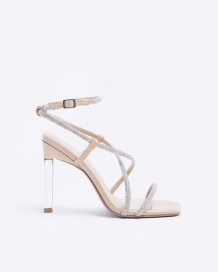 Diamante sandals cheap river island