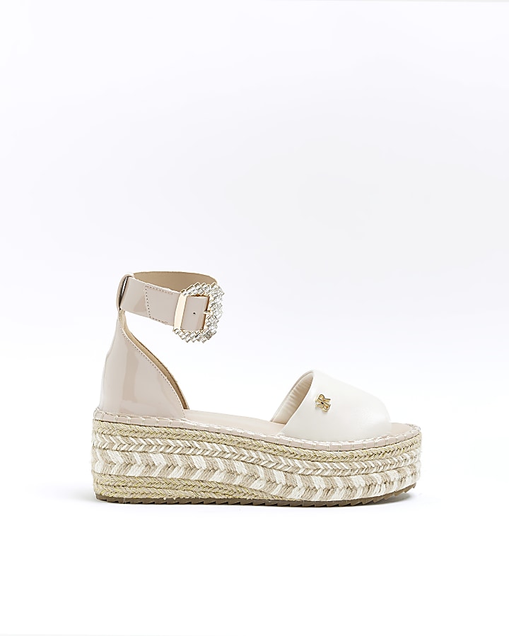 River island 2024 platform espadrilles