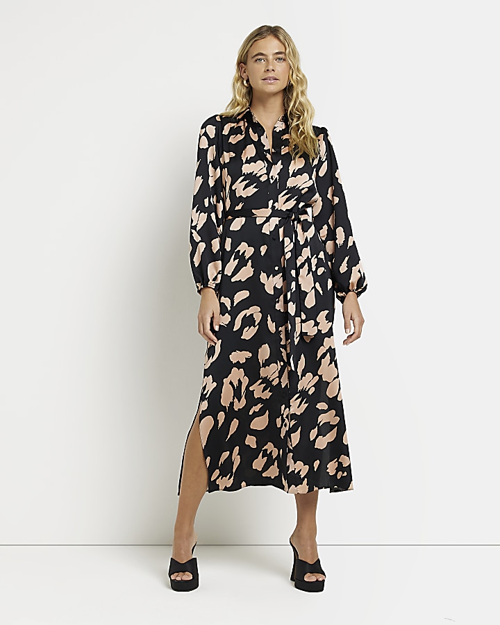 Leopard print 2025 dress river island