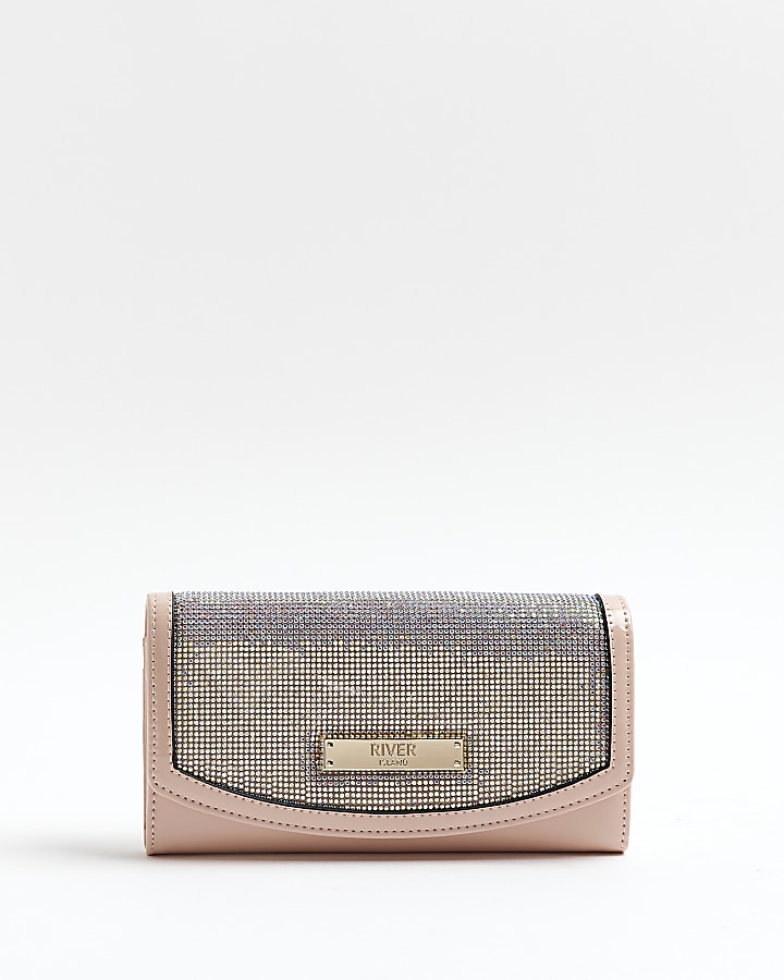 River island store rose gold bag