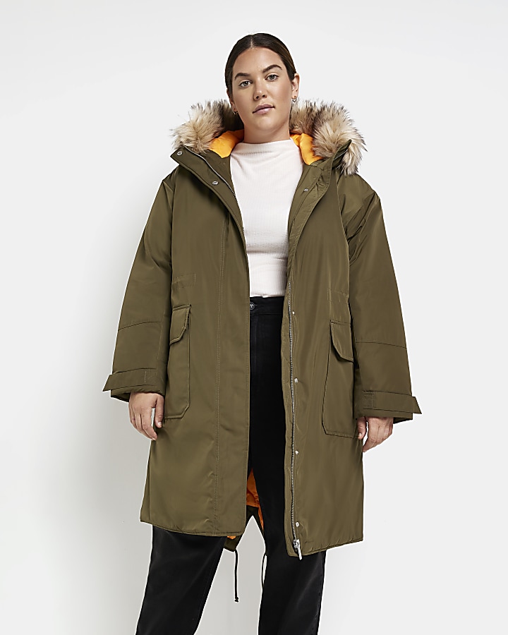 River island womens on sale parka