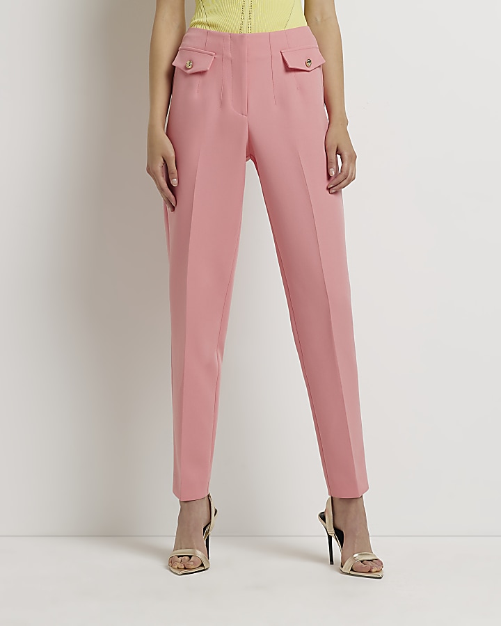 Pink deals cigarette trousers