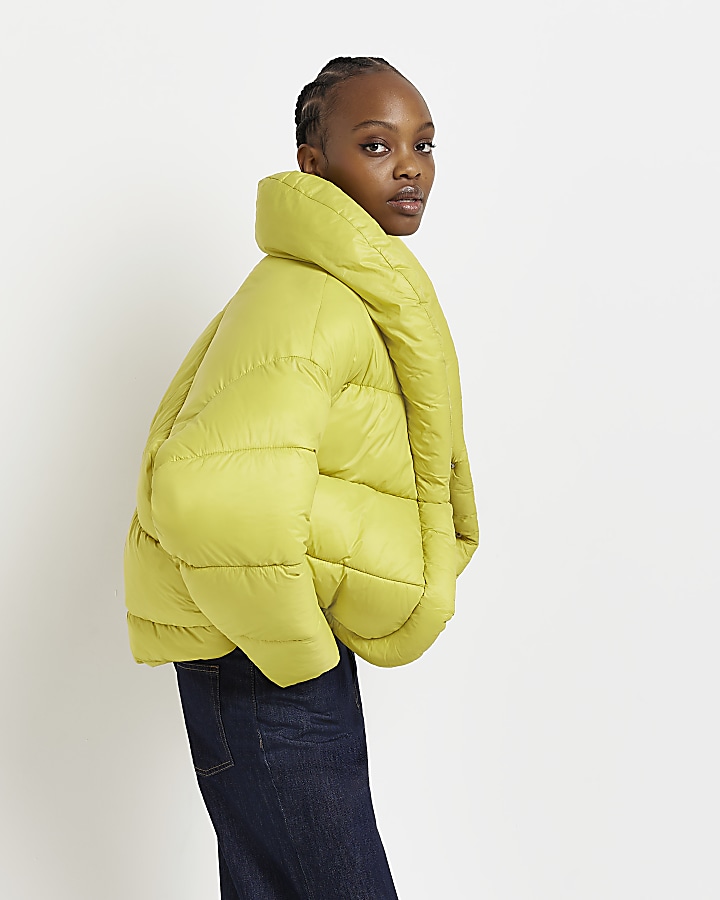 River island green on sale jacket