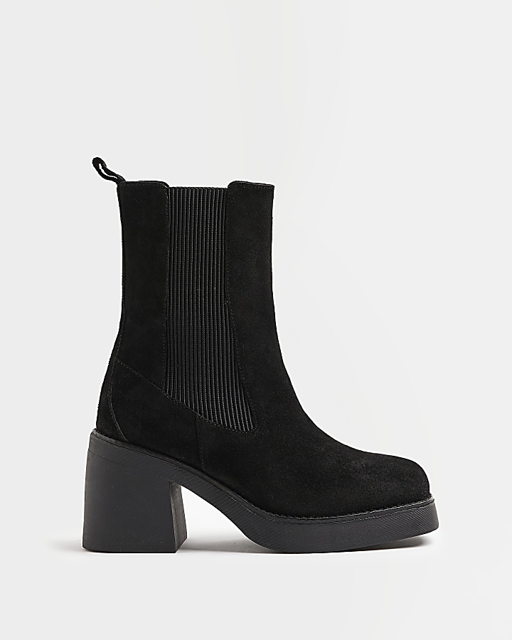 River island cheap suede chelsea boots