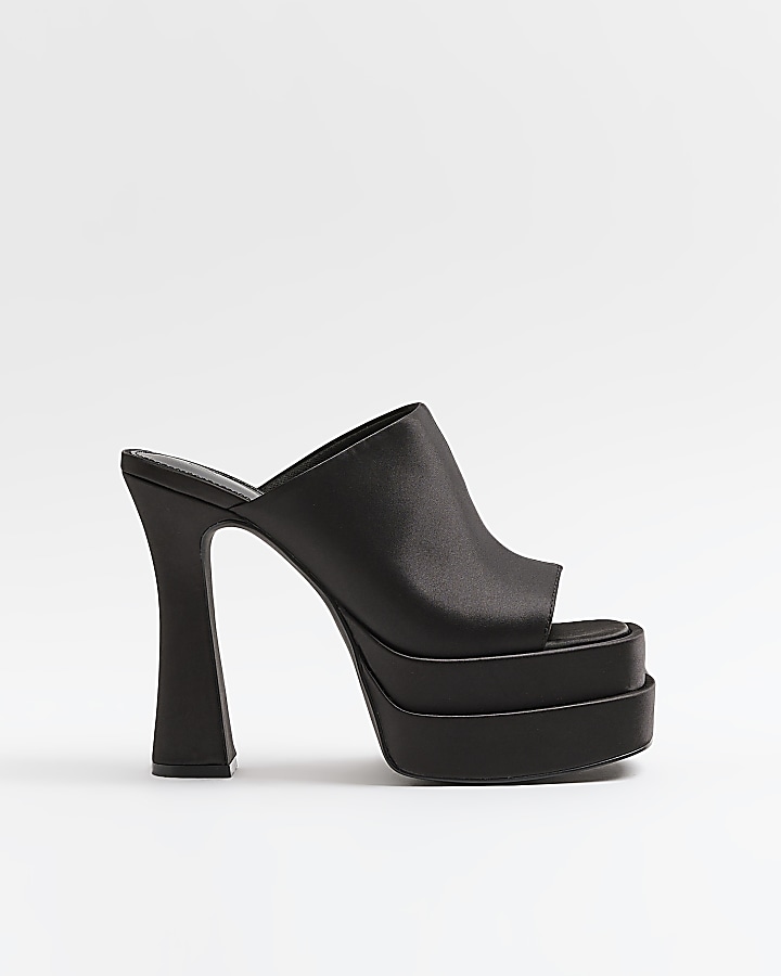 River island store black mules