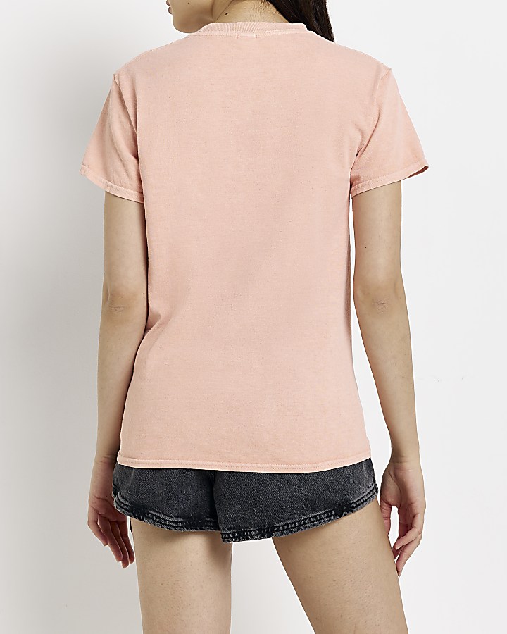 Pink graphic t-shirt