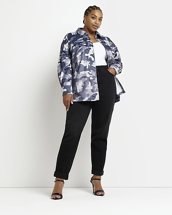 Plus size camo shirt sale