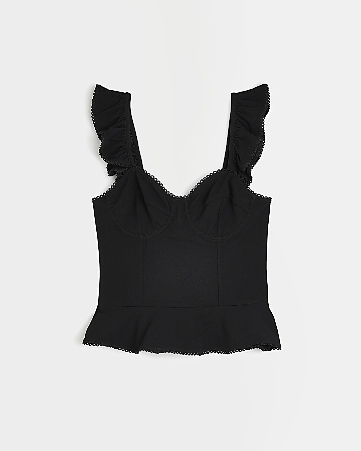 Black corset top