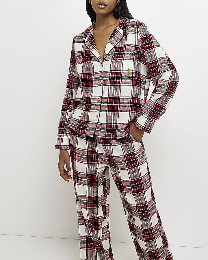 Red Check Pyjama Set | River Island