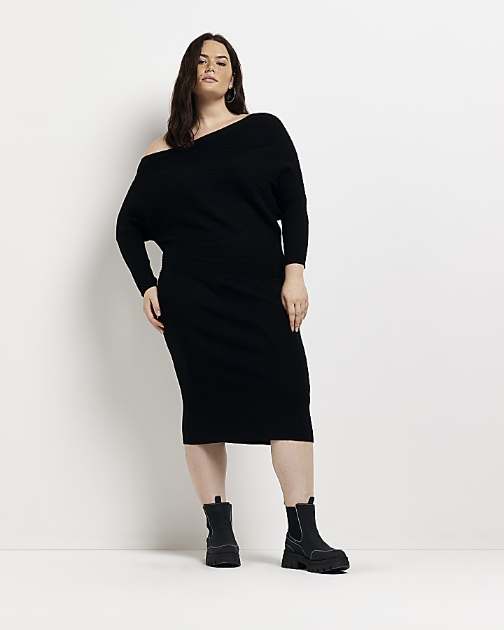 Off shoulder jumper sale plus size