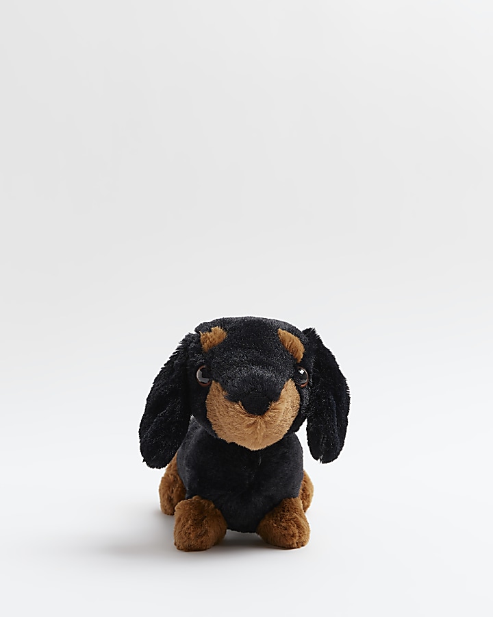 Black dachshund microwaveable hottie dog