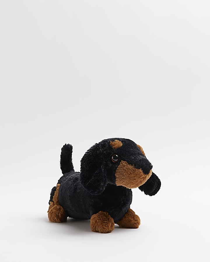Black dachshund microwaveable hottie dog
