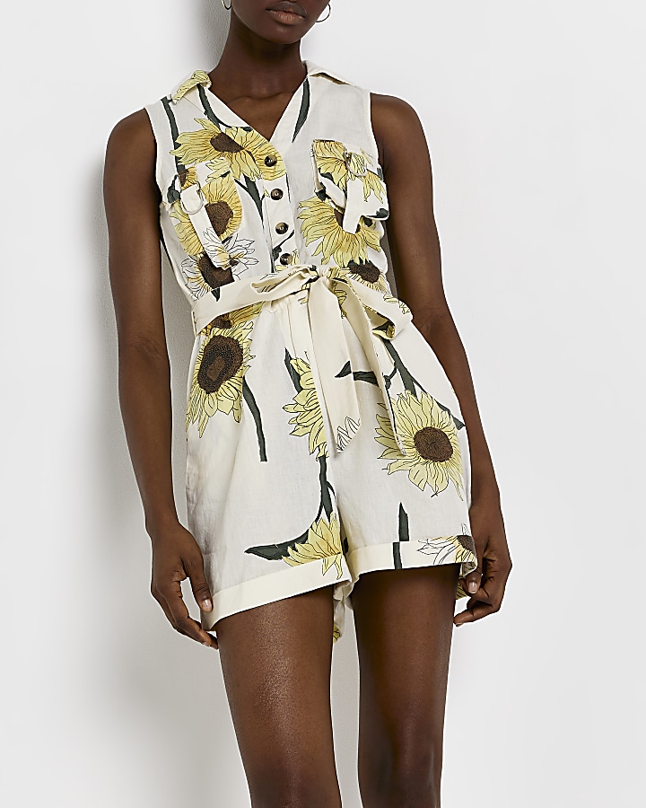 River island utility store playsuit