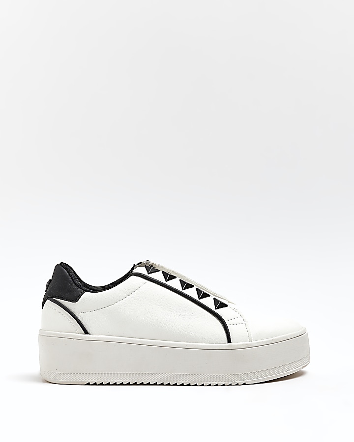 Wide fit cheap flatform trainers