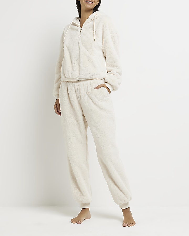 River island cream discount hoodie